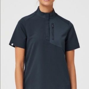 Figs Dark Harbor Jundah scrub top new Sz Xs